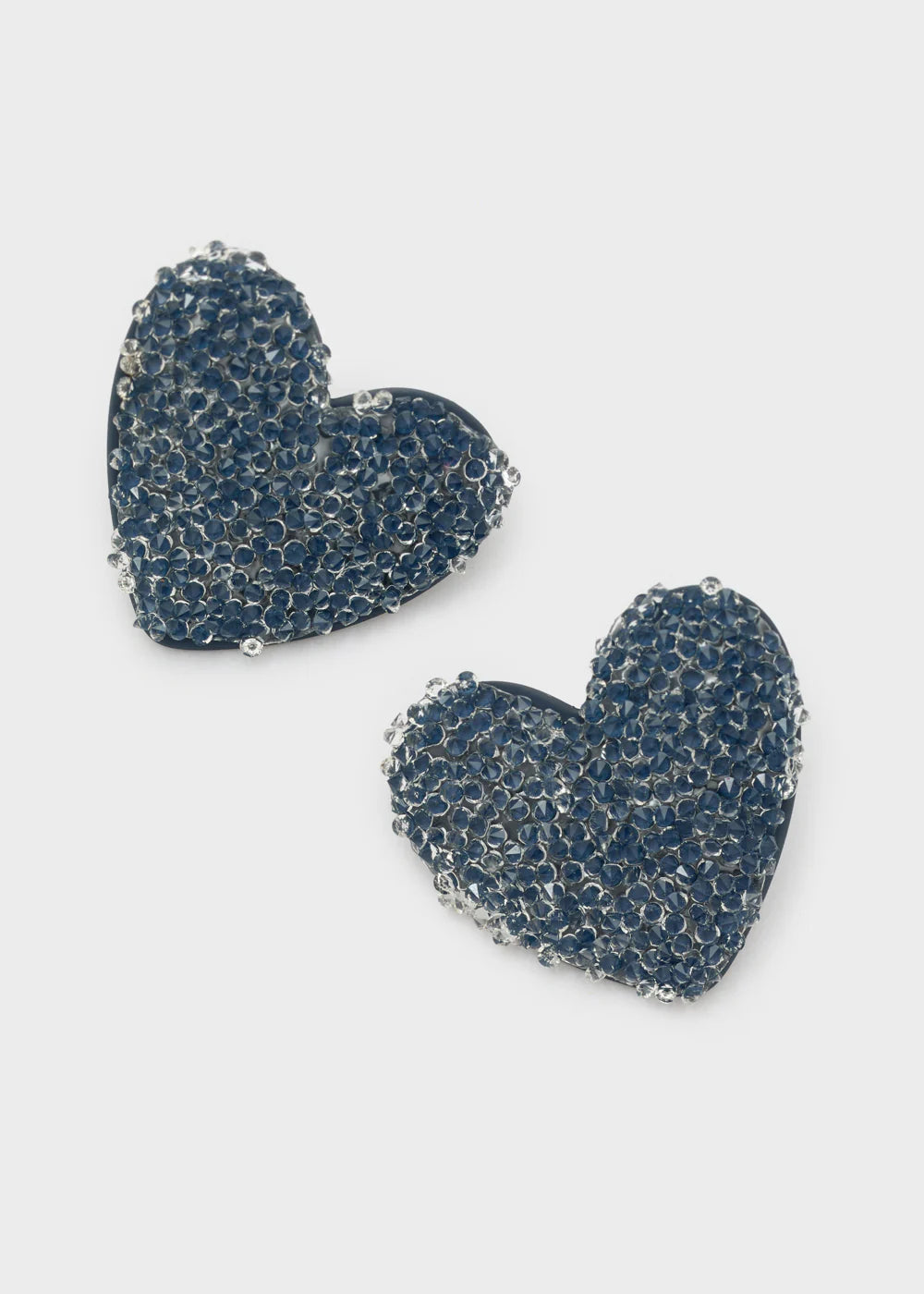 Nali orecchini shiny heart over pietre