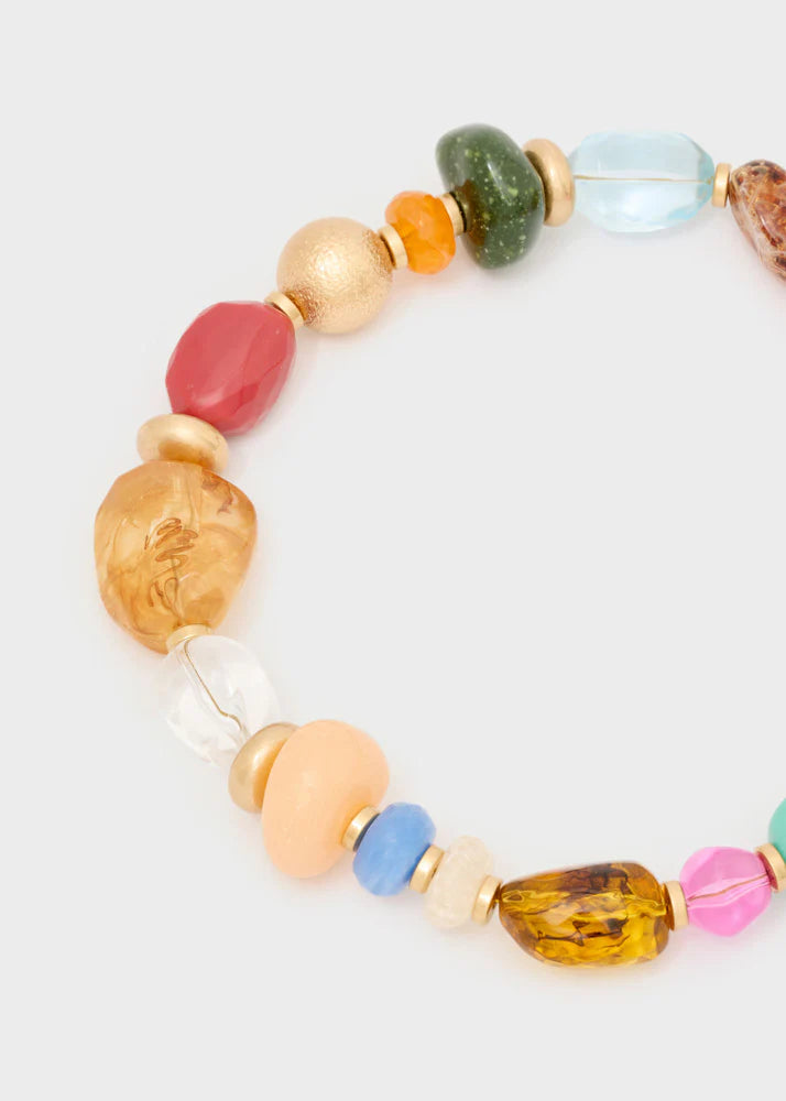 Nali -collana con elementi in resina