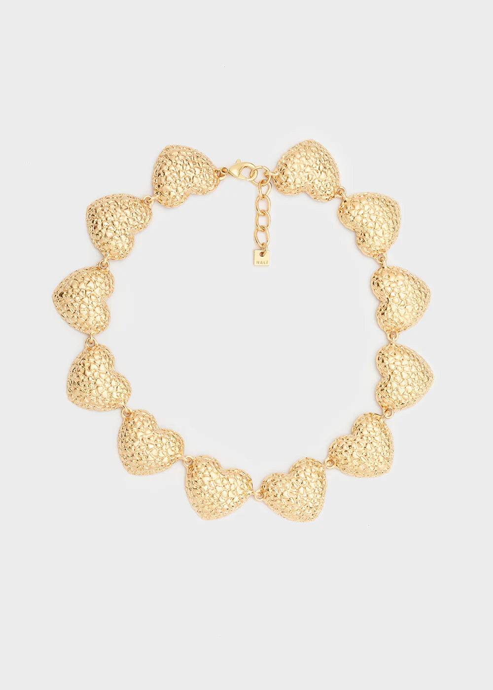 Nali collana cuori martellati
