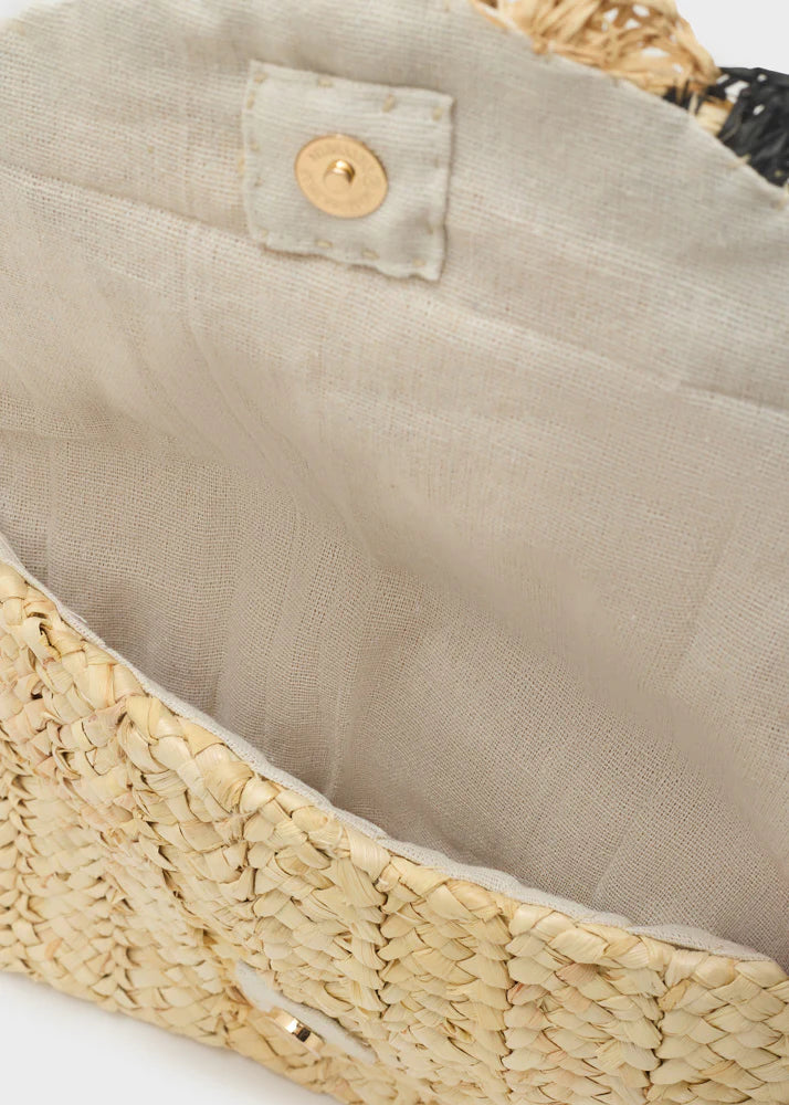 Nali - Pochette Symi a mano in paglia