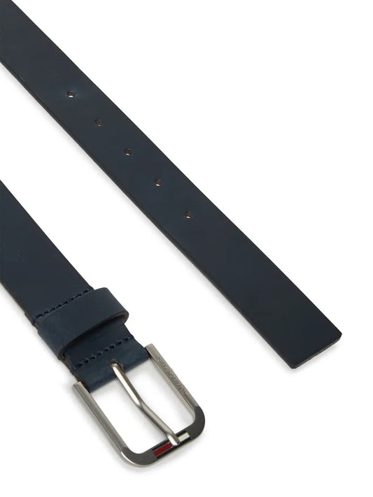 Tommy hilfiger-Cintura Austin in pelle con fibbia quadrata