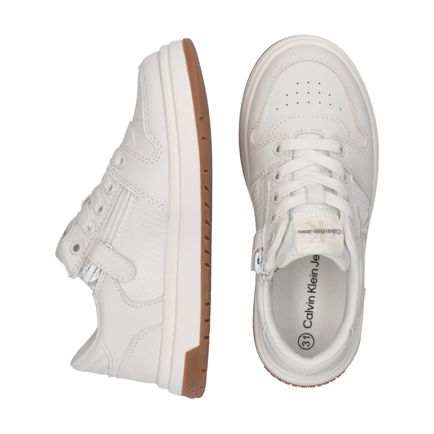 CALVIN KLEIN - SNEAKERS BASSA ALLACCIATA
