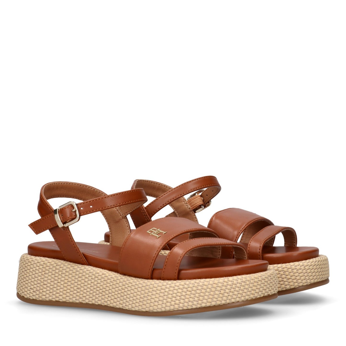 Tommy Hilfiger - Sandali platform ricoperto e cinturino alla cavaglia