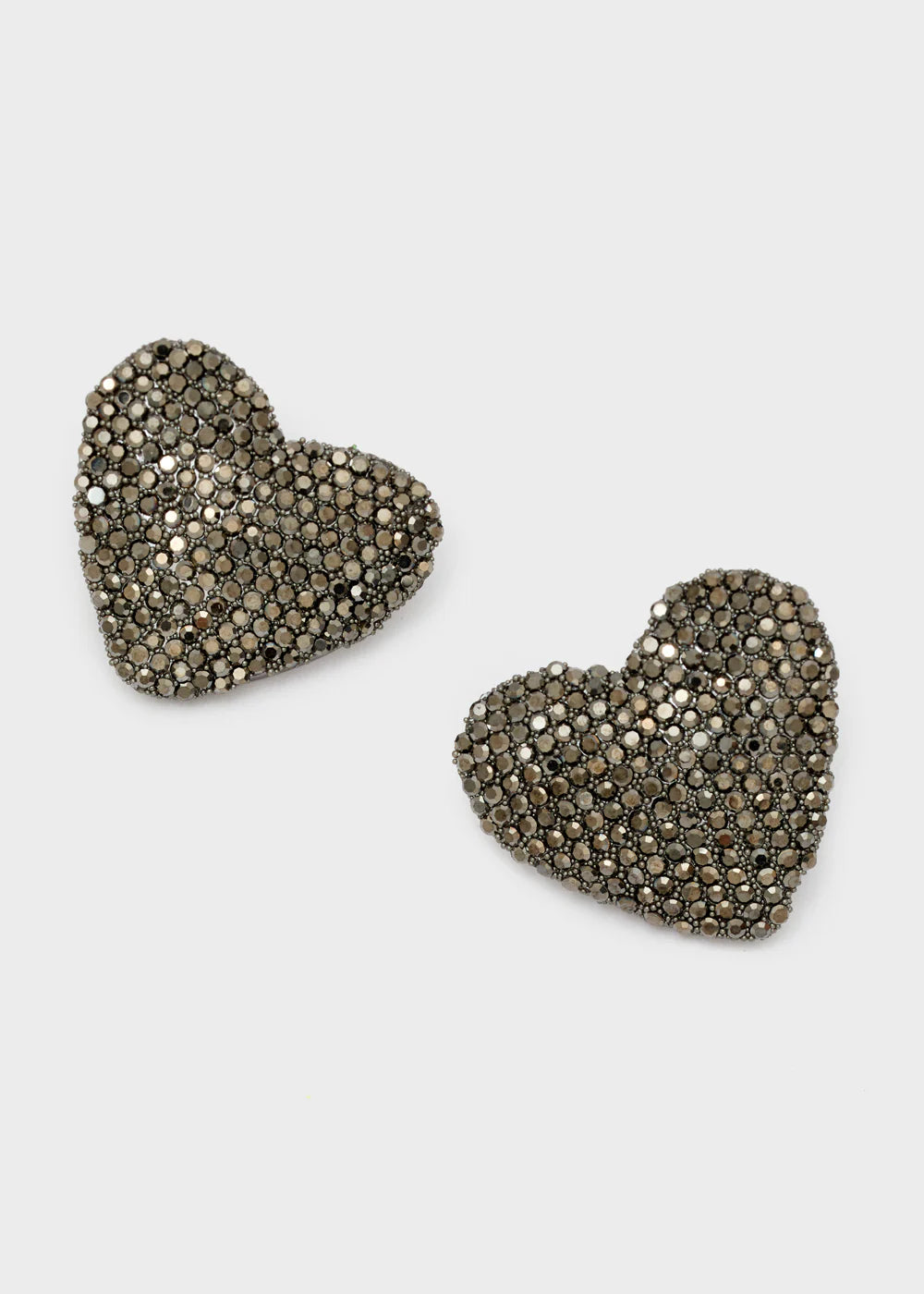 Nali orecchini shiny heart over pietre