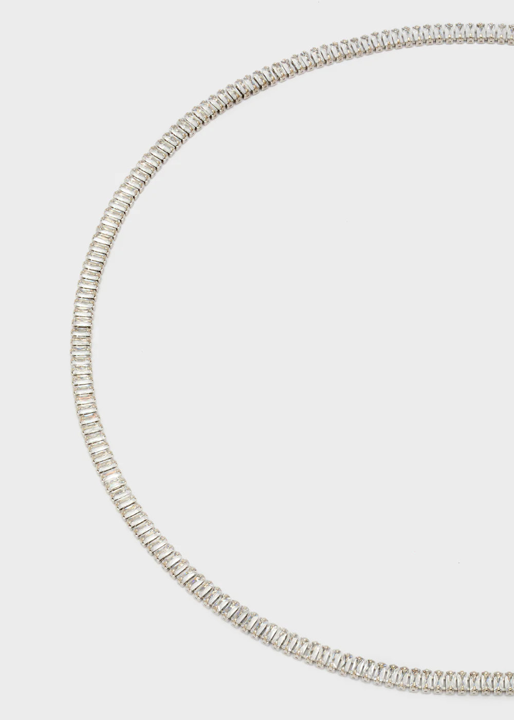 Nali collana tennis baguette