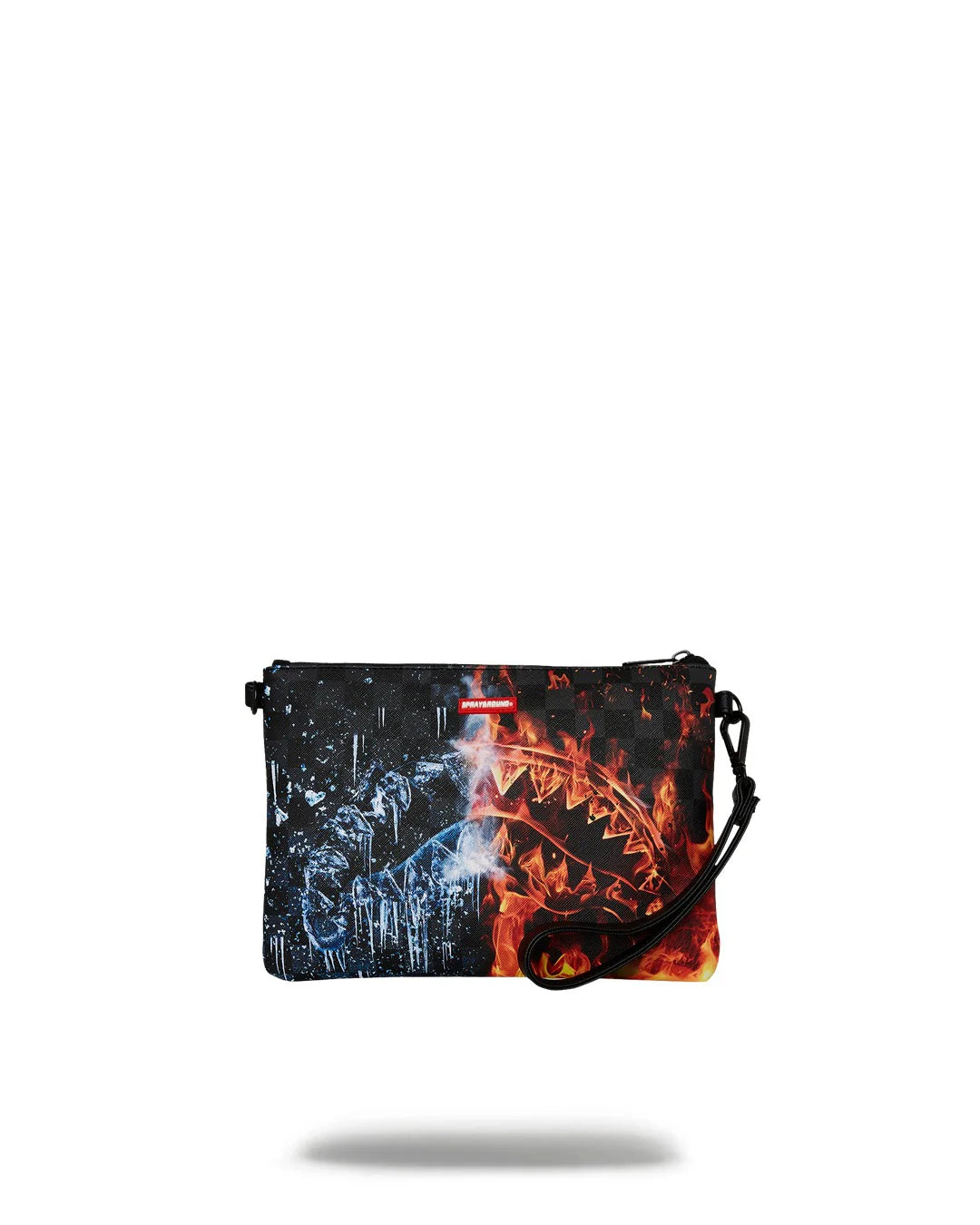 Sprayground - Fire & ice shark crossover clutch