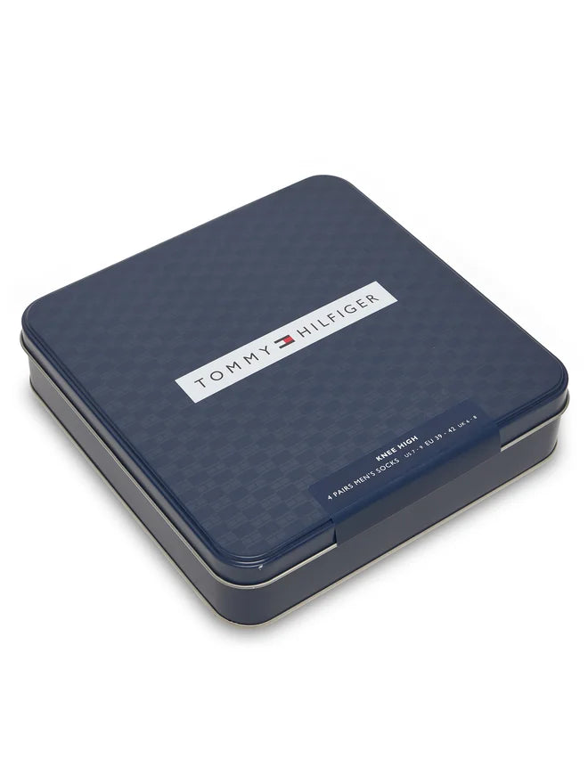 Tommy hilfiger- box regalo 4 calze lunghe uomo