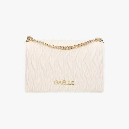 Gaëlle - Reg Shoulder Strap Plissè con logo in metallo