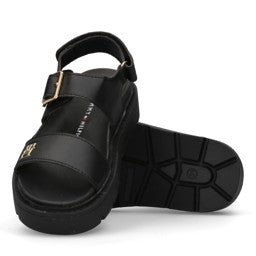 Tommy Hilfiger - Sandali platform con logo in rilievo