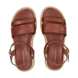 Tommy Hilfiger - Sandali platform ricoperto e cinturino alla cavaglia