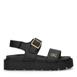 Tommy Hilfiger - Sandali platform con logo in rilievo