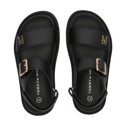 Tommy Hilfiger - Sandali platform con logo in rilievo