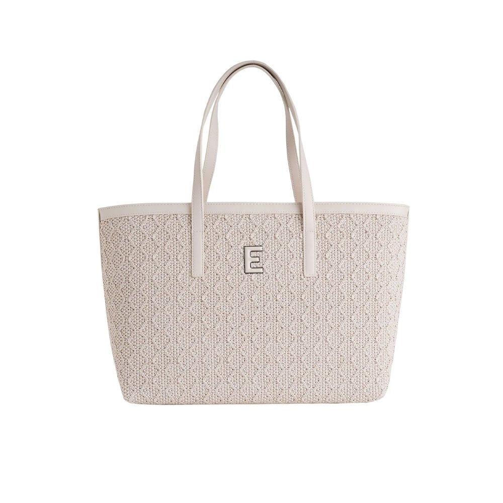 Ermanno Firenze - Borsa tote terra straw