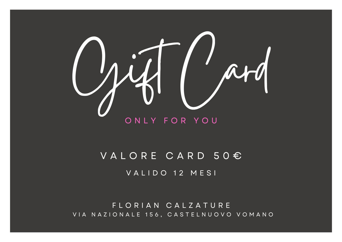 Gift Card Florian