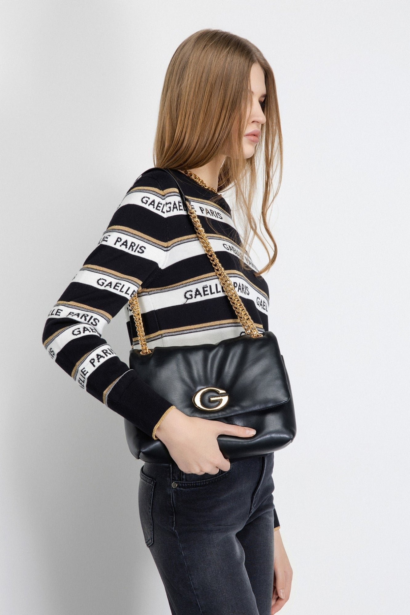 Gaëlle -  regular shoulder strap puffer maxi g