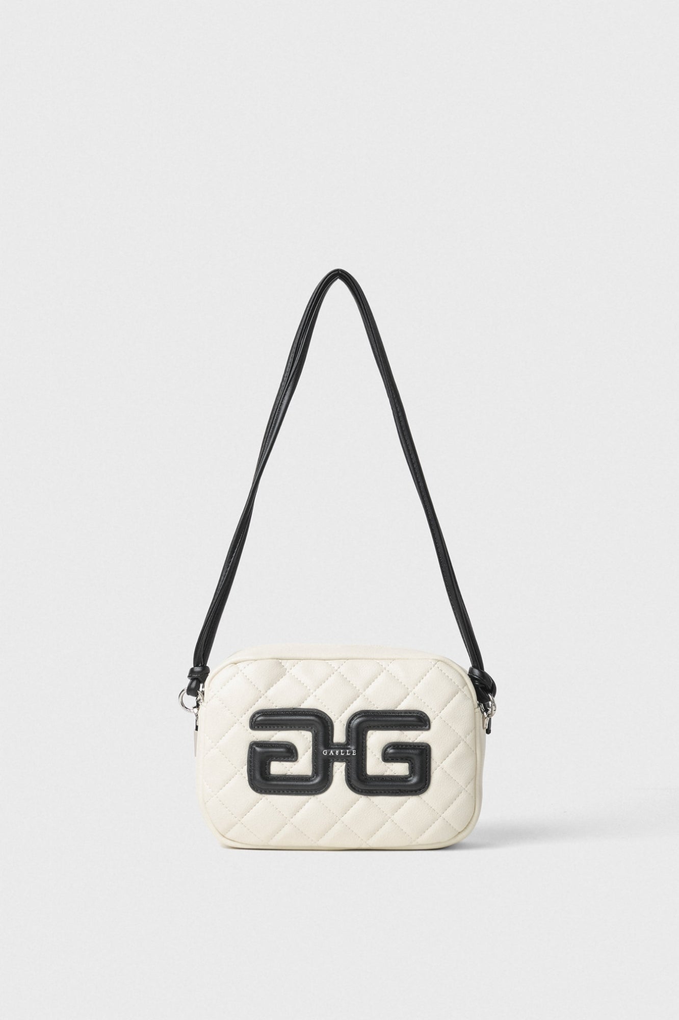 Gaëlle - regular camera bag matelassè e maxi patch double g liscio