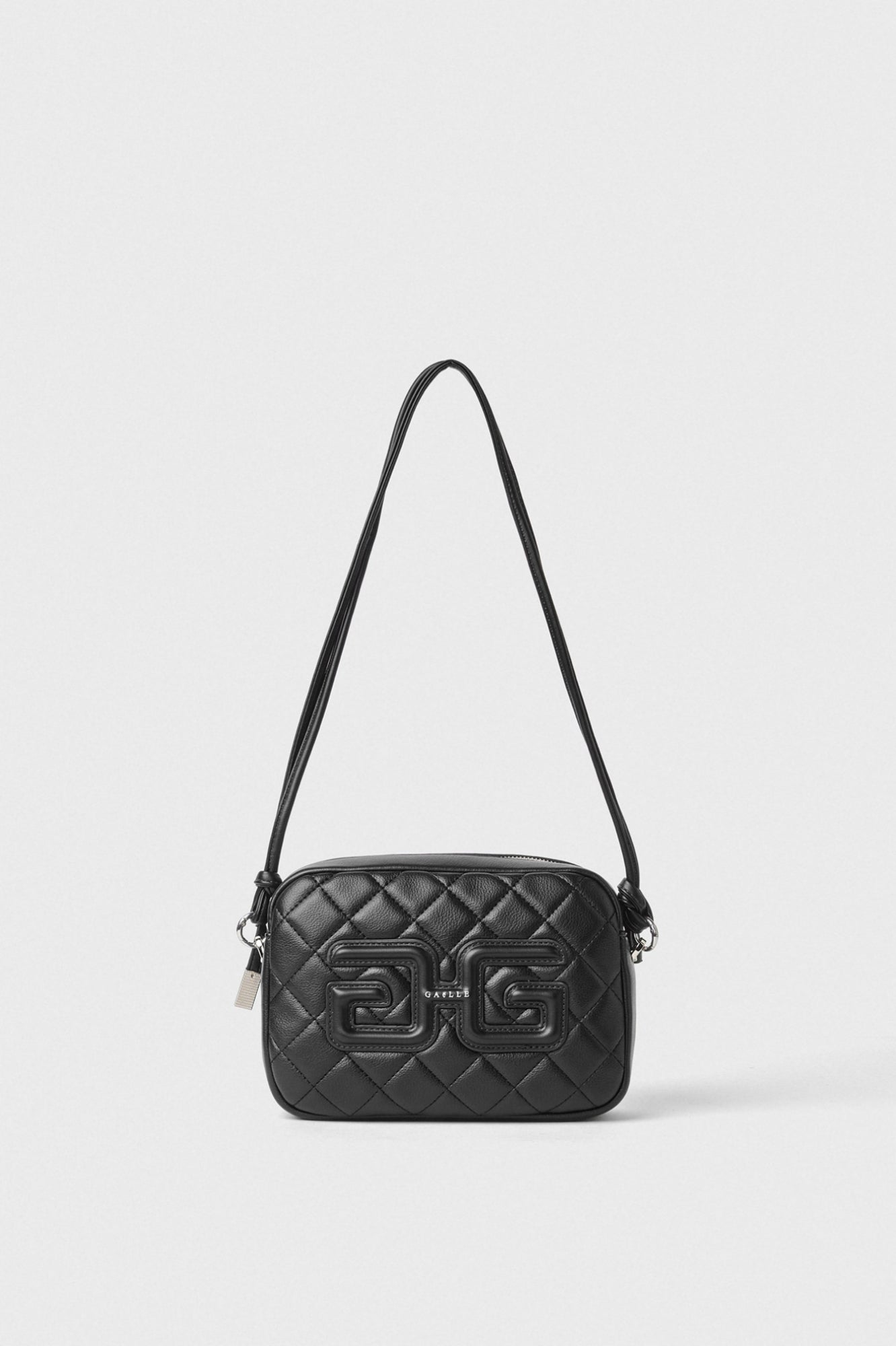 Gaëlle - regular camera bag matelassè e maxi patch double g liscio