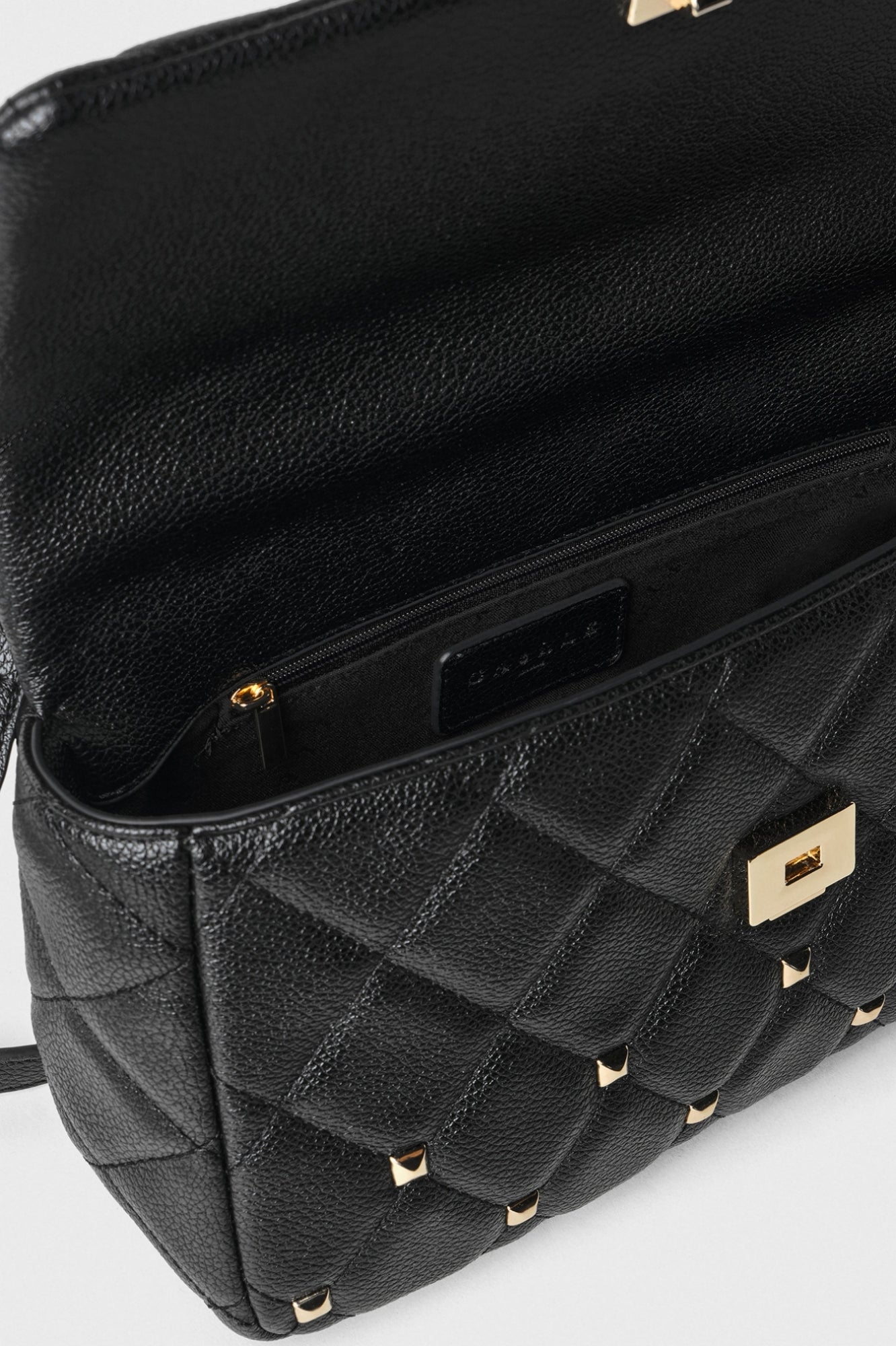 Gaëlle -  regular shoulder strap borchia e maxi catena oro