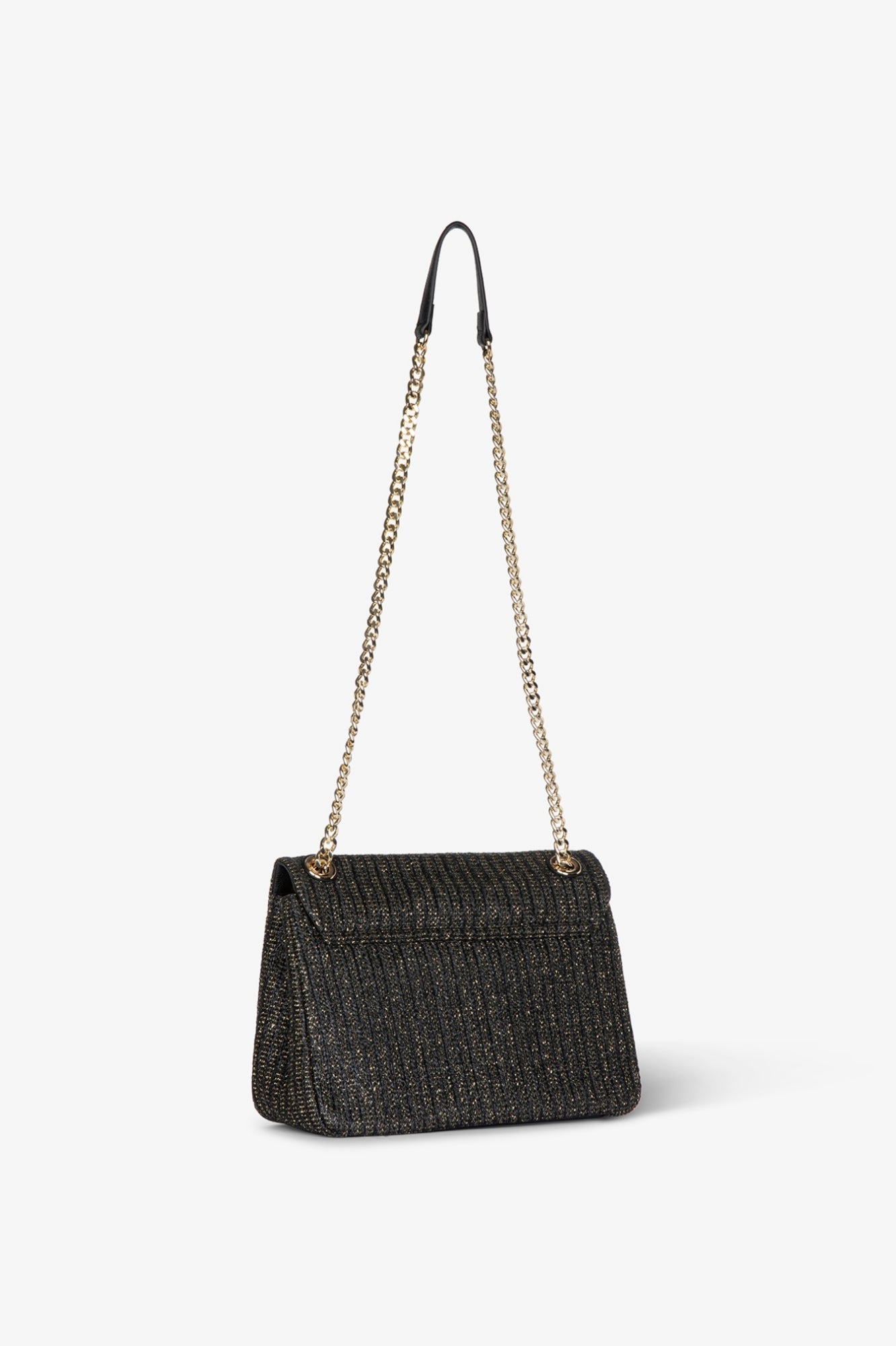 Gaelle- regular shoulder strap rafia lurex