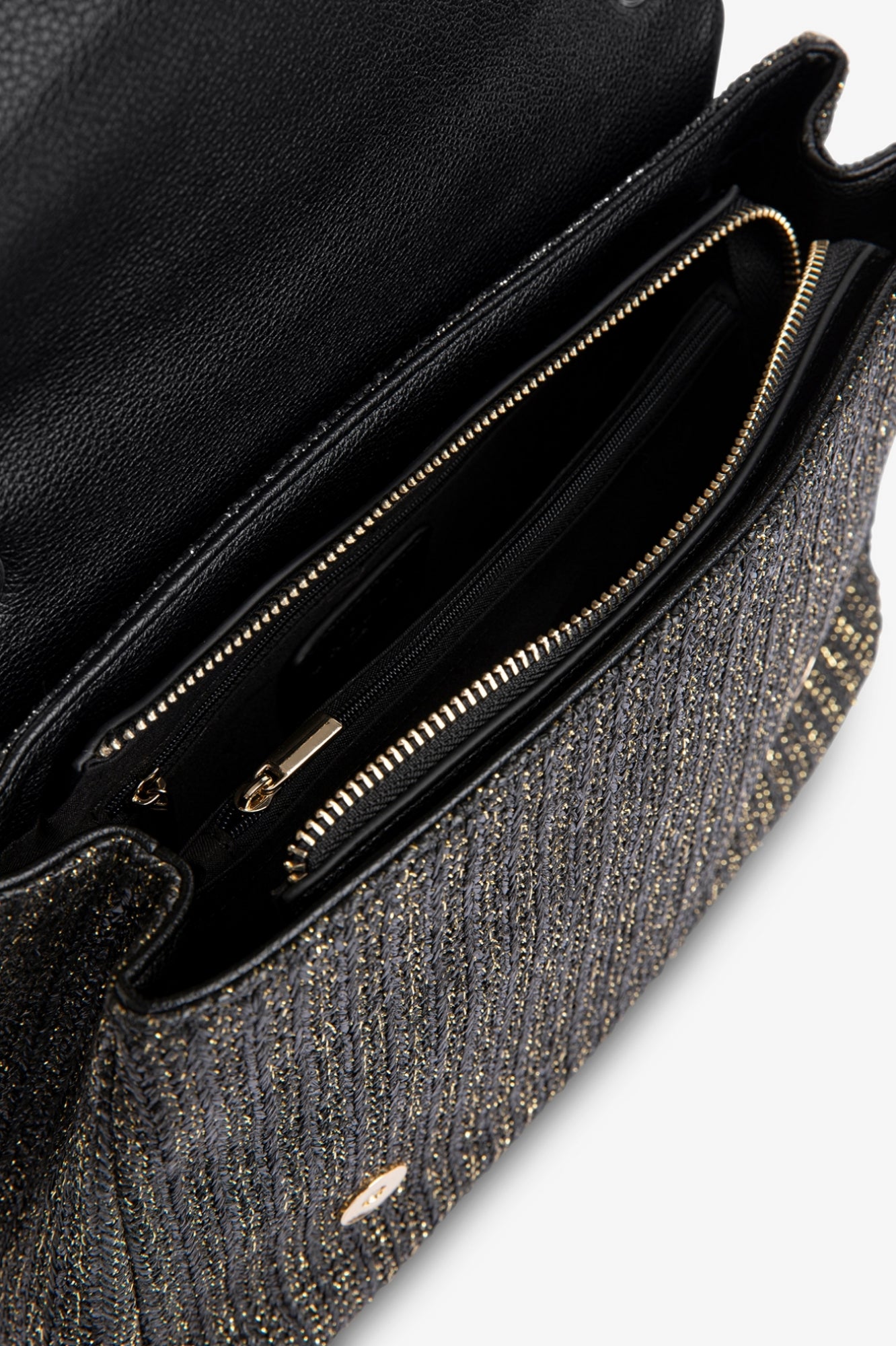 Gaelle- regular shoulder strap rafia lurex