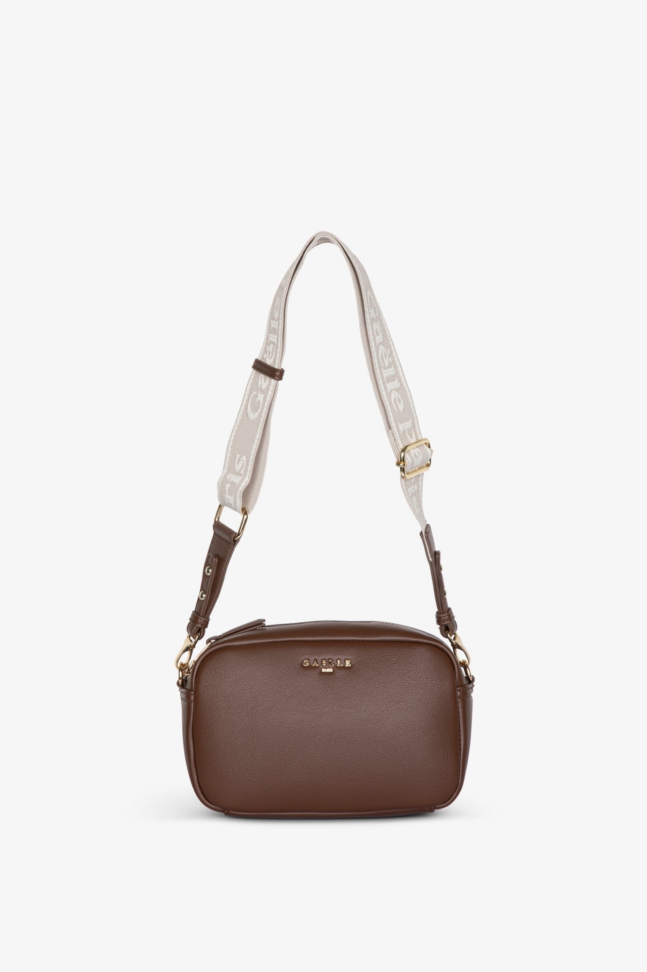 Gaelle- regular camera bag con tracolla jacquard