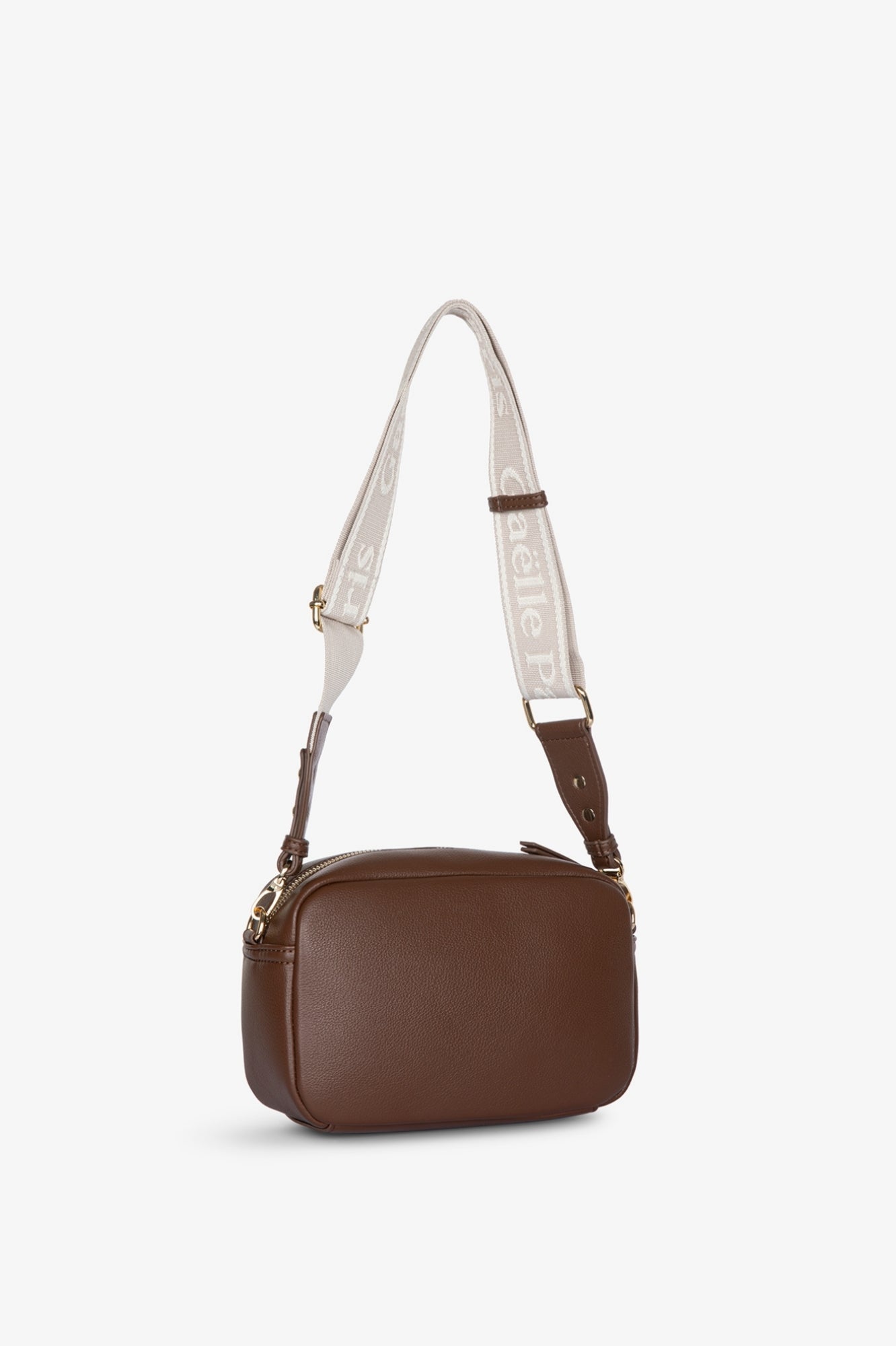 Gaelle- regular camera bag con tracolla jacquard