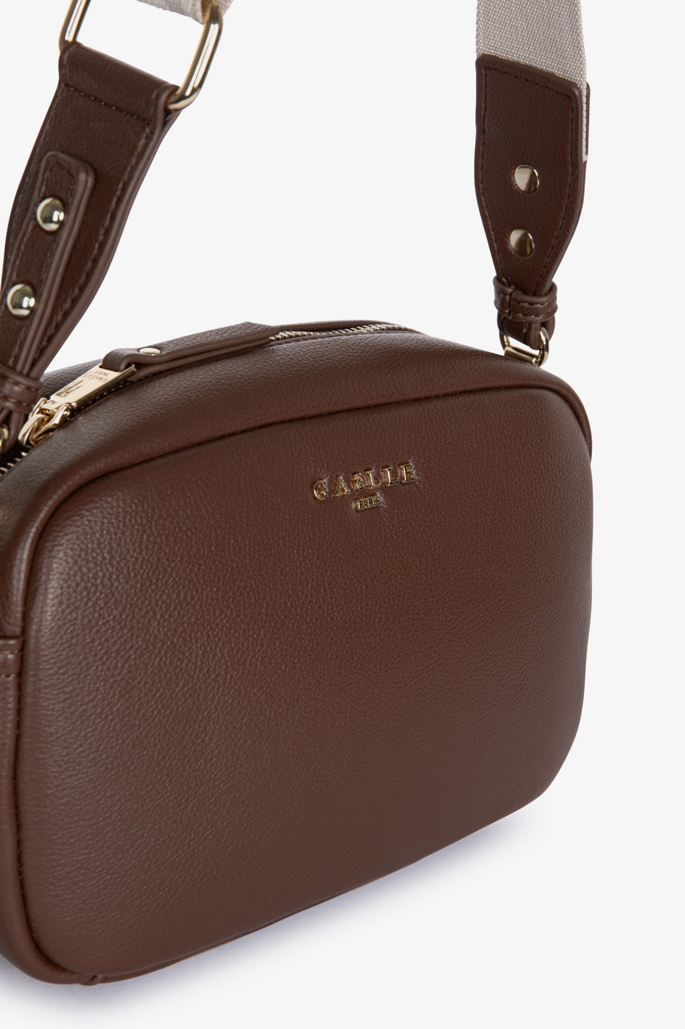 Gaelle- regular camera bag con tracolla jacquard