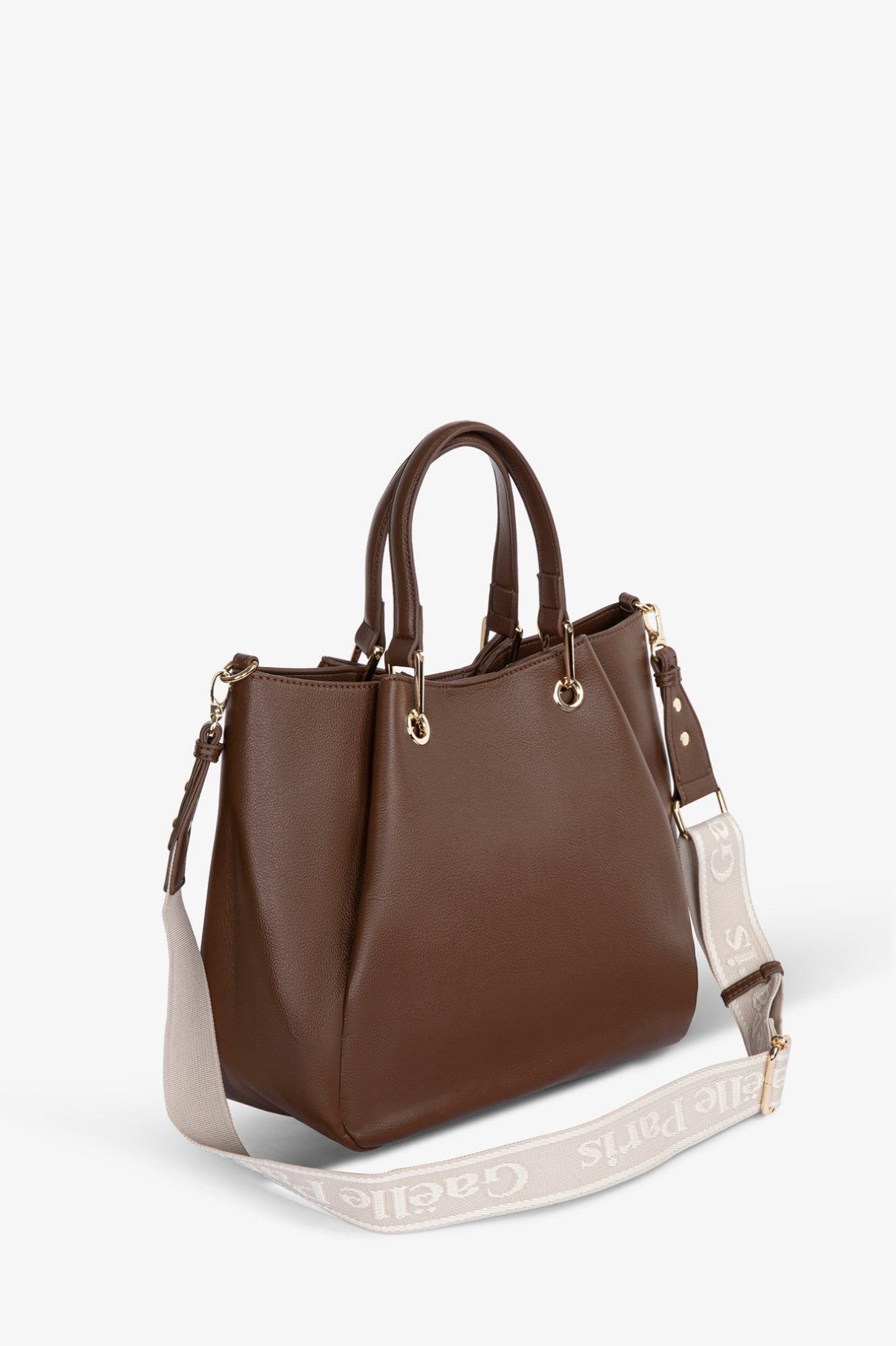 Gaelle- maxi hand bag con tracolla jacquard