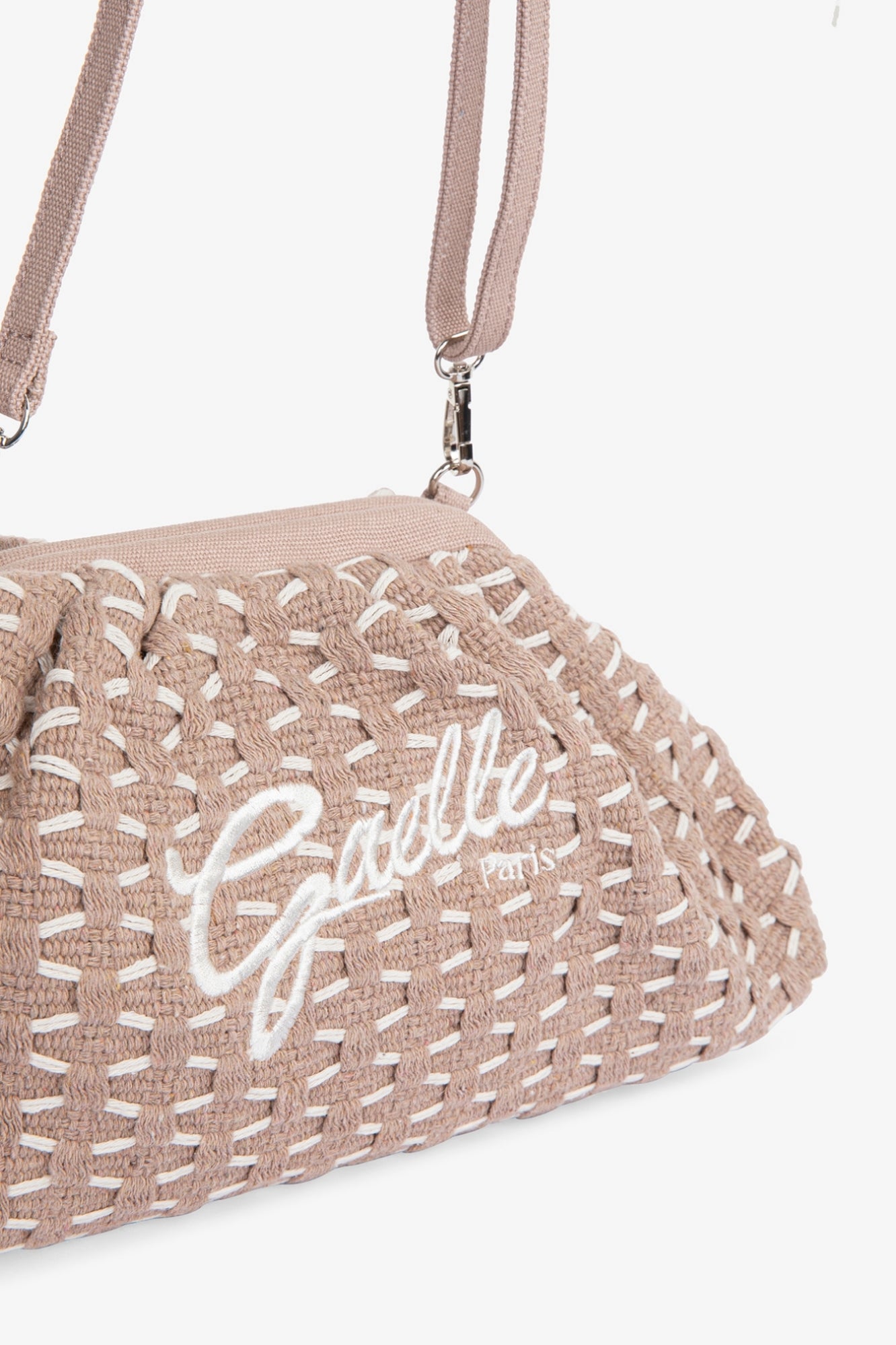 Gaelle- Maxi pochette ricamo firma