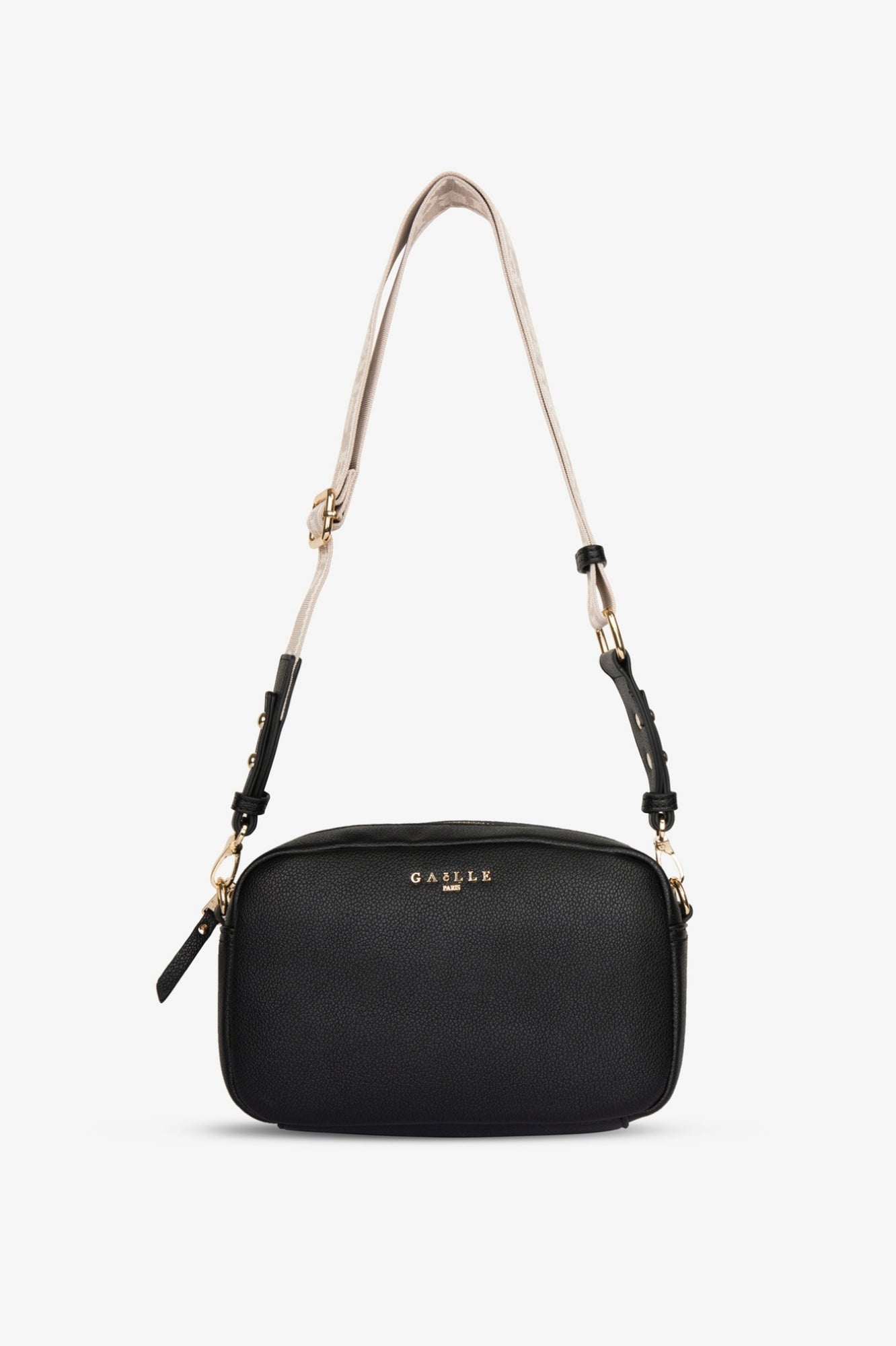 Gaelle- regular camera bag con tracolla jacquard