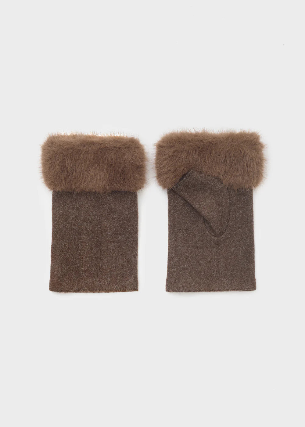 Nalì - Guanti Furry eco senza dita