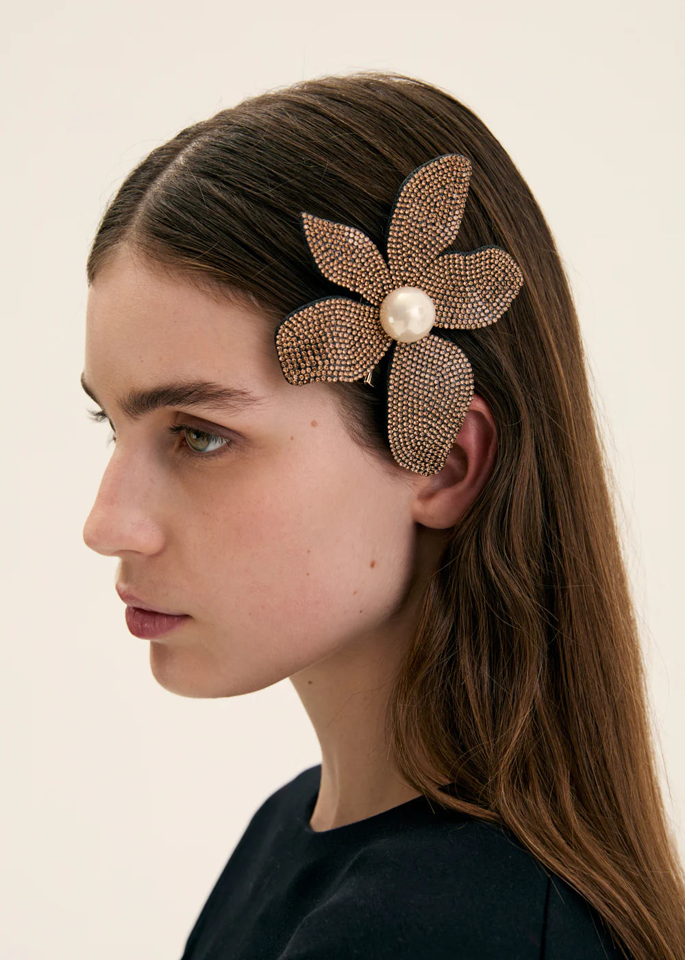 Nalì- spilla blossom con perle e pietre