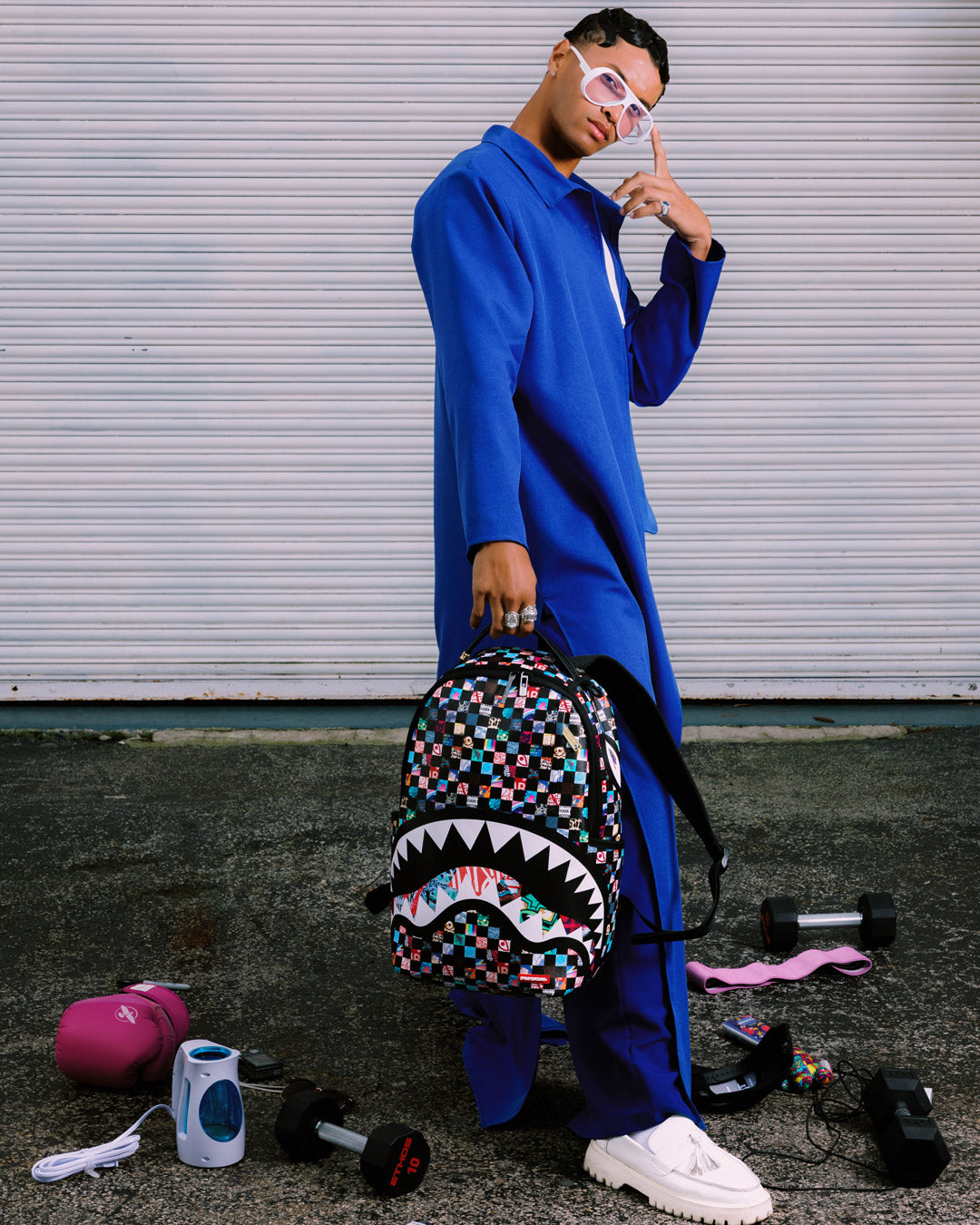 Sprayground - Crazy check backpack