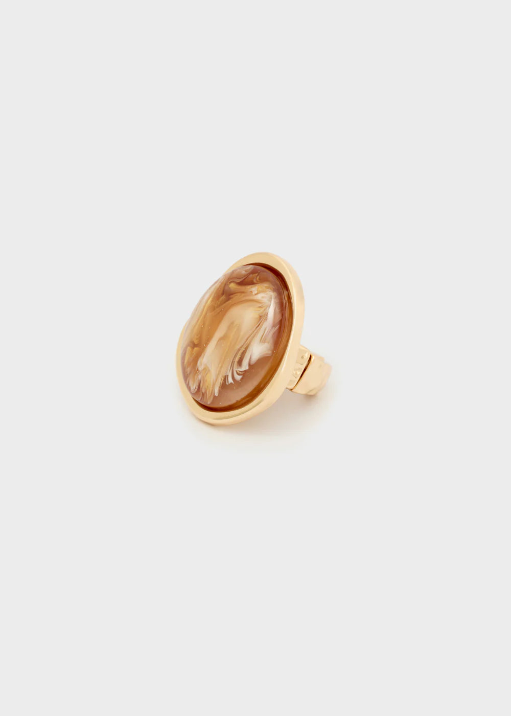 Nali - anello chiara over in resina