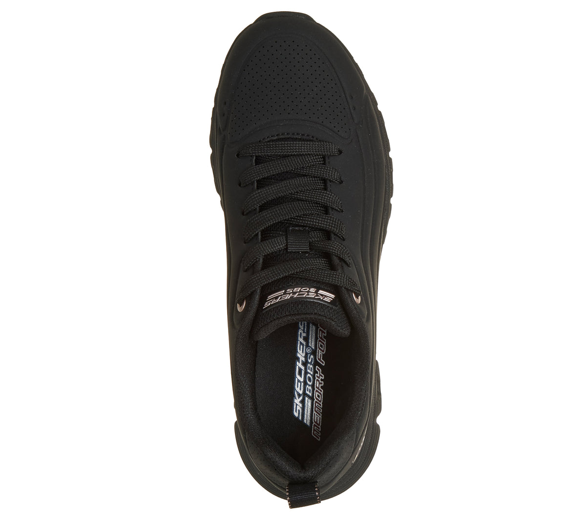 Skechers - Debossed PU Lace Up Sneaker