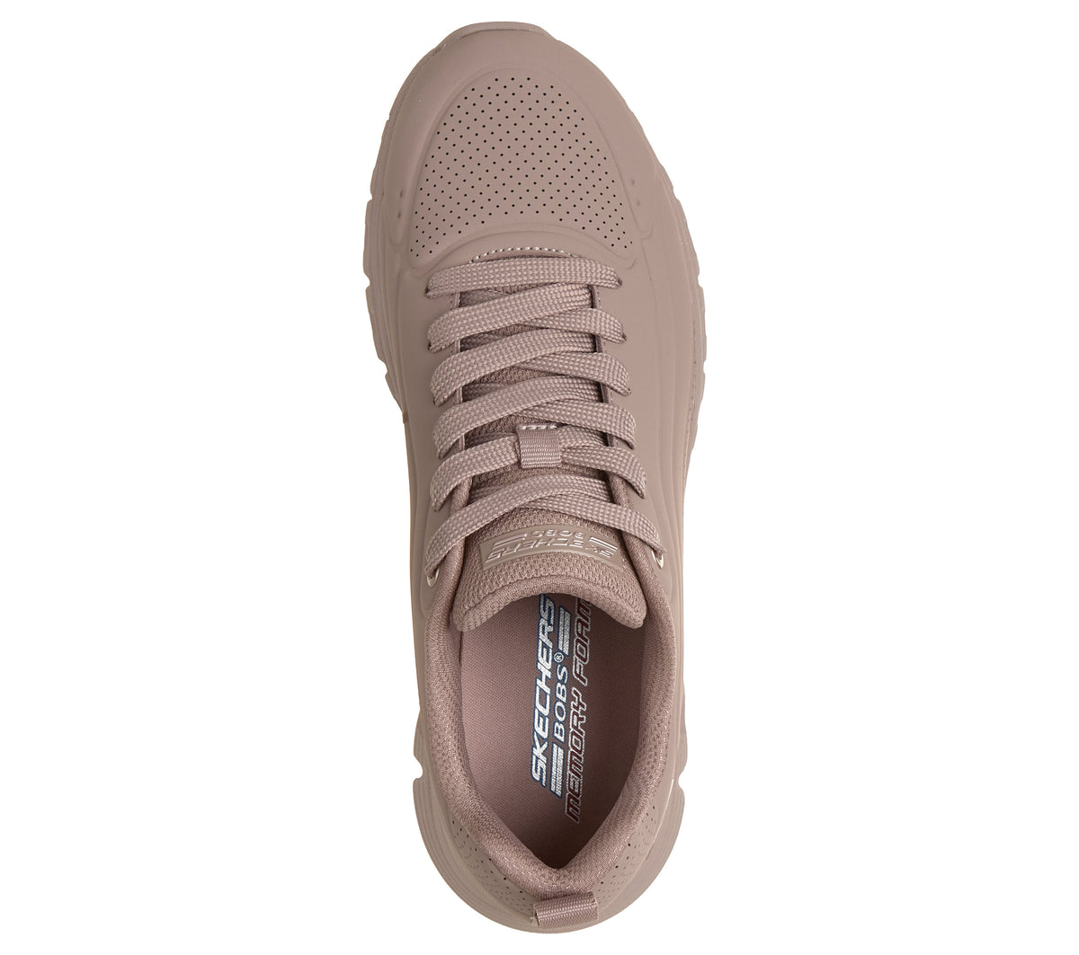 Skechers - Debossed PU Lace Up Sneaker