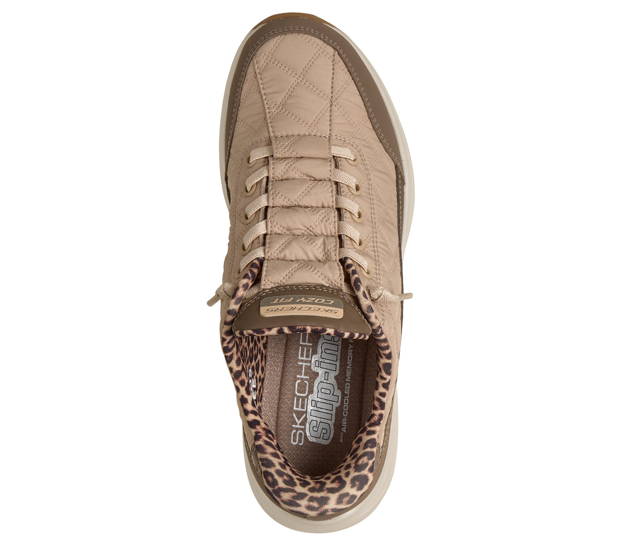 Skechers - Slip-ins: Contour Foam - Cozy Fit Leopard Dream