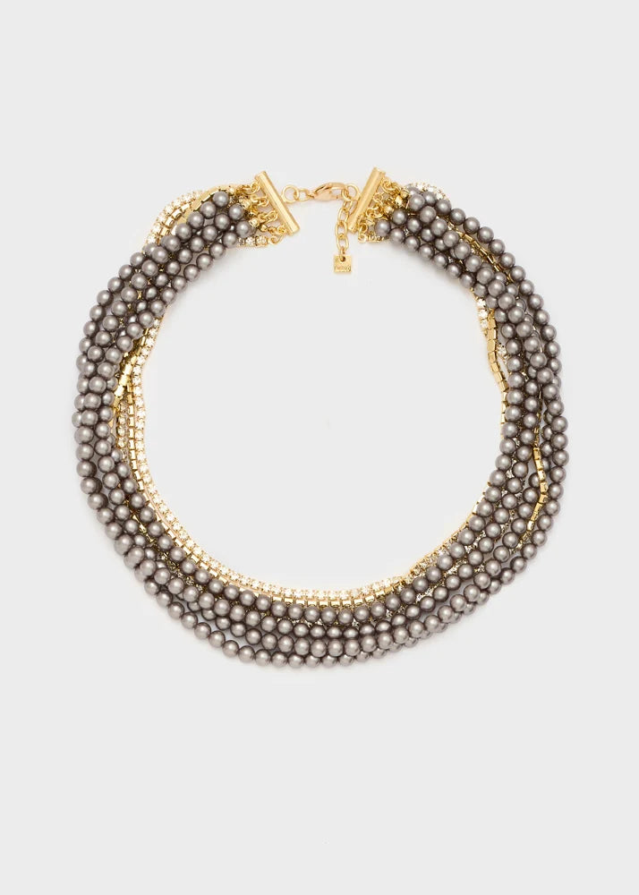 Nalí - Collana Emi corta con mix perle