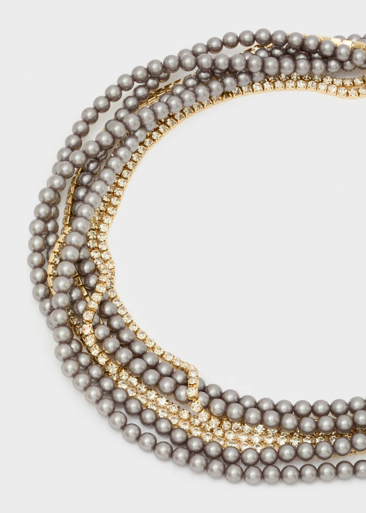 Nalí - Collana Emi corta con mix perle