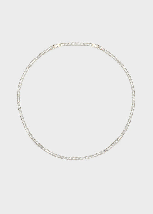 Nali collana tennis baguette