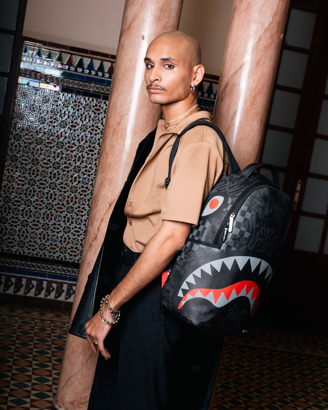 Sprayground - 4AM Red Shark Backpack