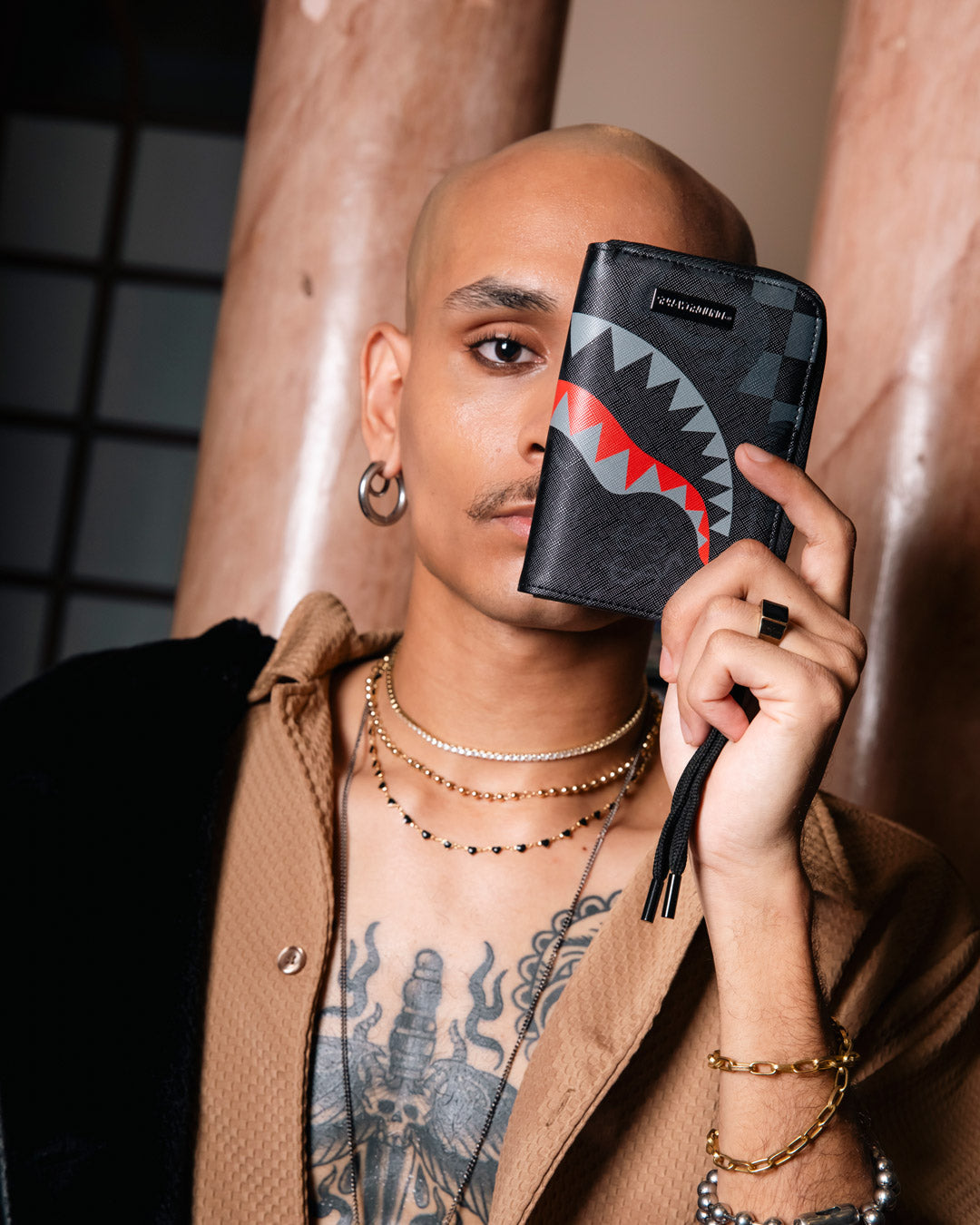 Sprayground - 4AM Red Shark Wallet