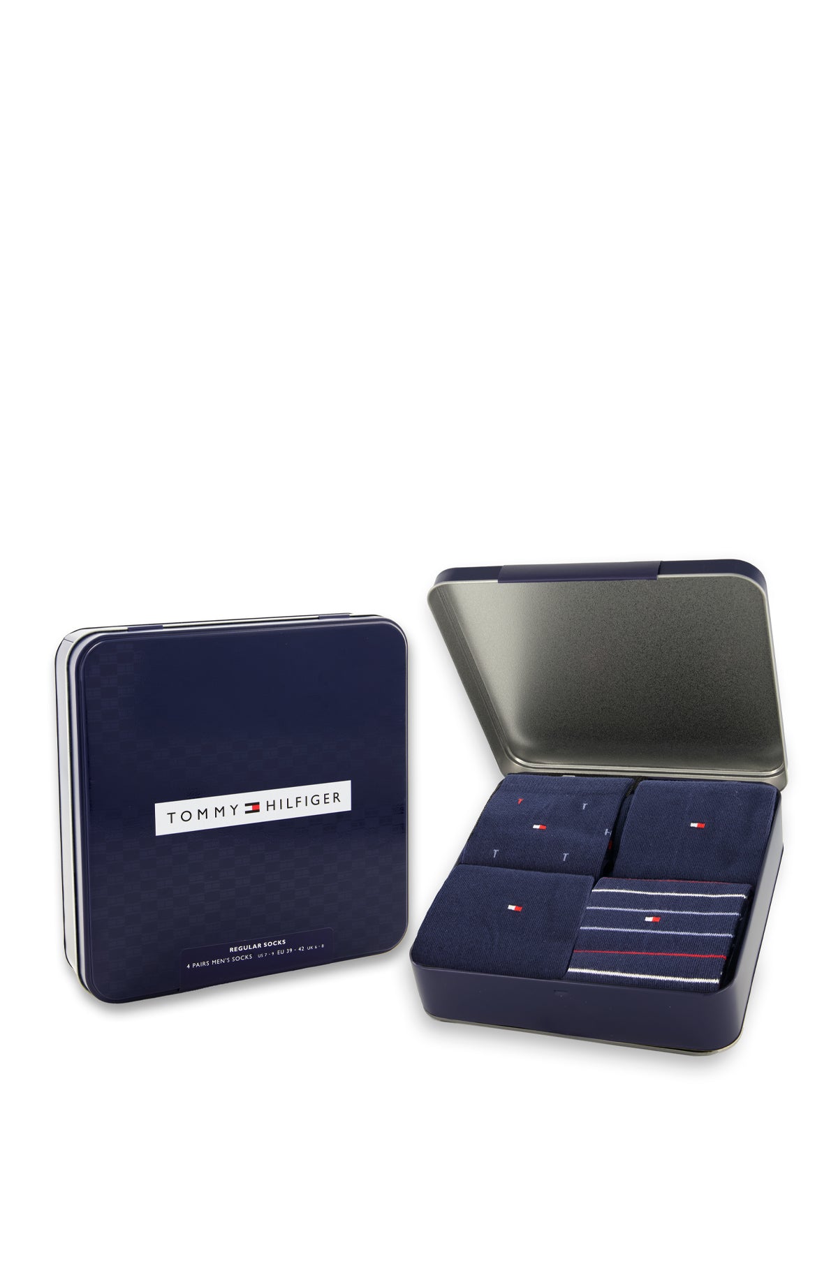 Tommy hilfiger- box regalo 4 calze corte uomo