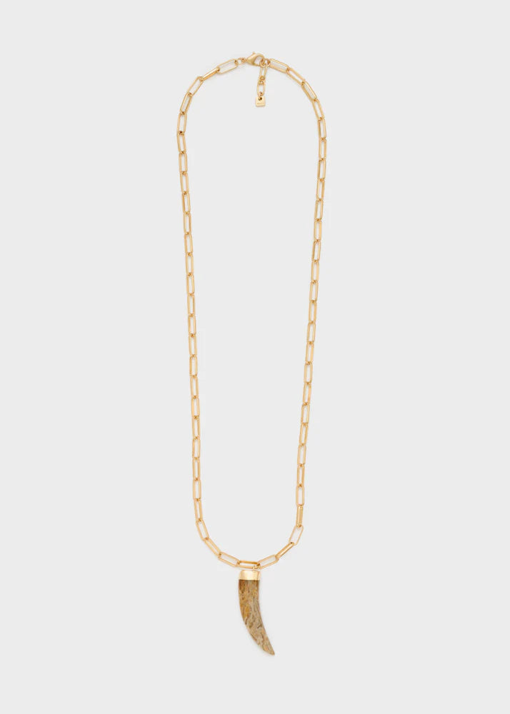 Nali - Collana Miry lunga con corno