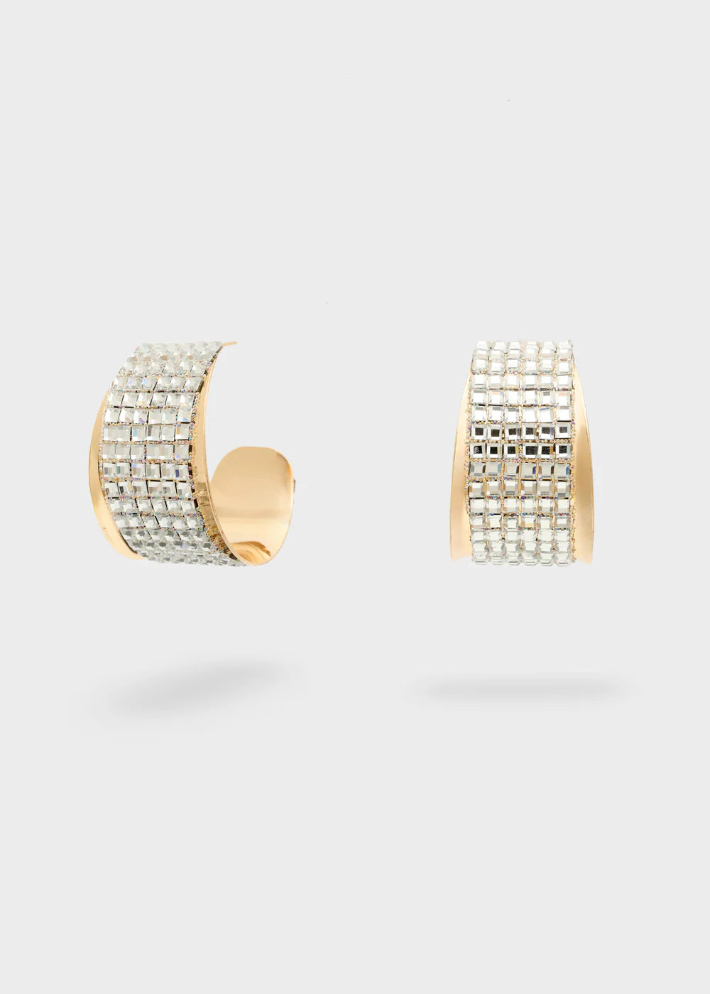 Nalì- orecchini cerchio con pietre