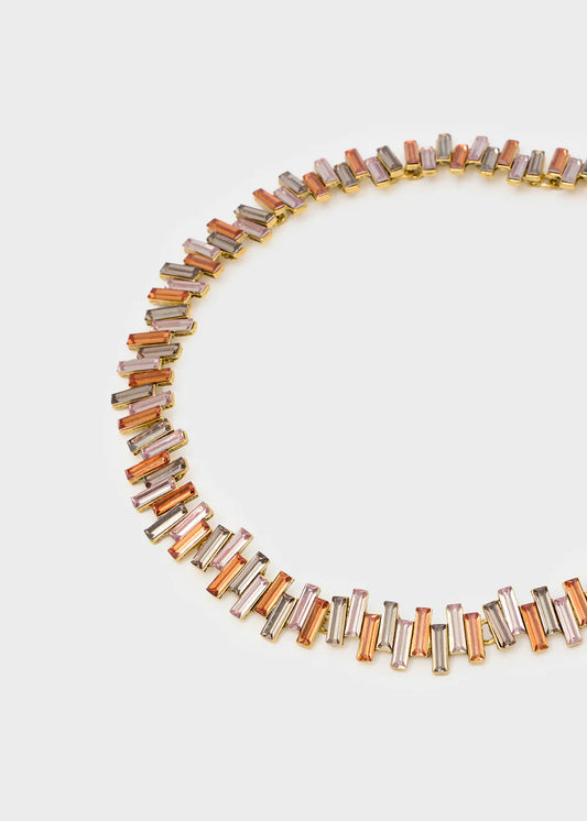 Nalì- collana nora girocollo con pietre