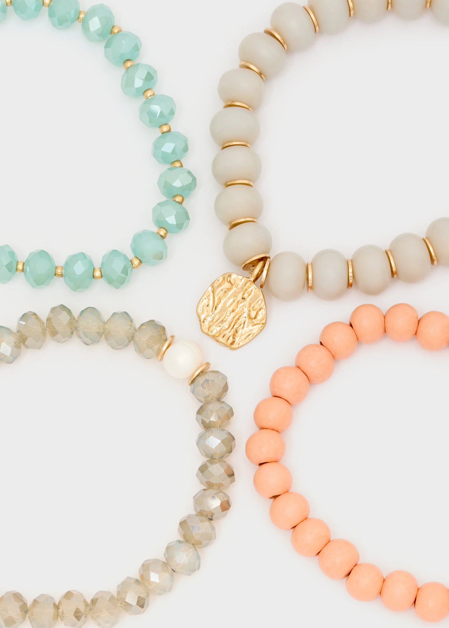 Nali - set bracciali elastici con sfere