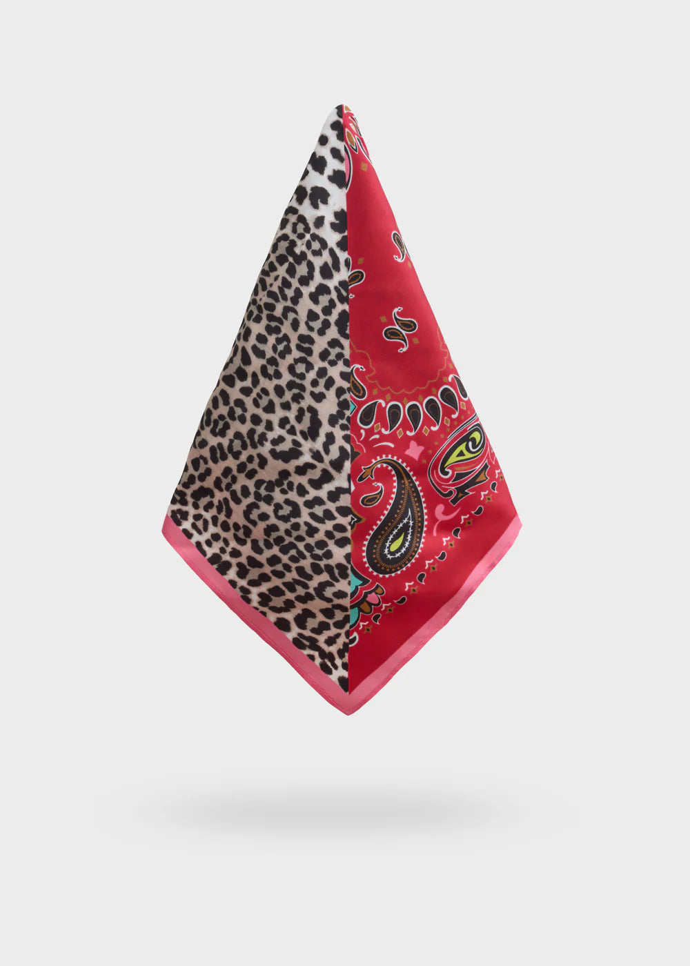 Nalì-  foulard fantasia paisley/leopard