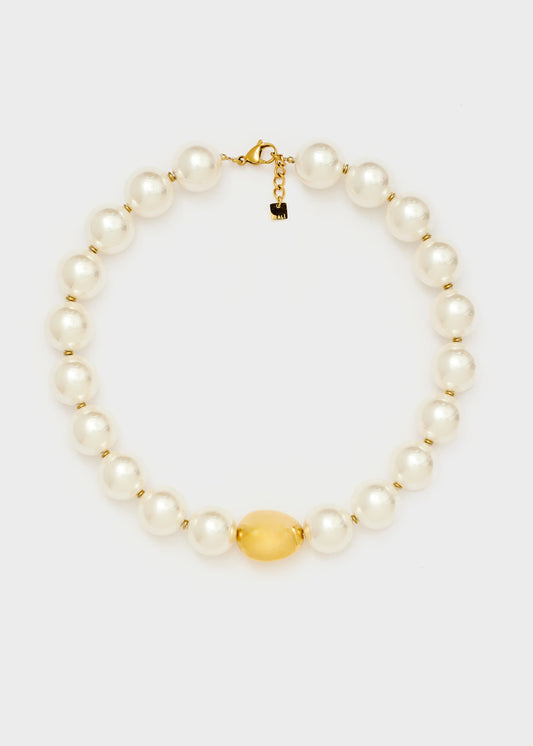 Nali - collana pearl con elemento sfera