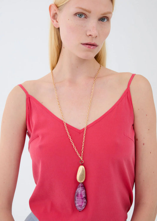 Nali - collana ocean doppio pendente